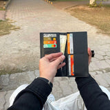 YUANDELI Long PU Leather Wallet