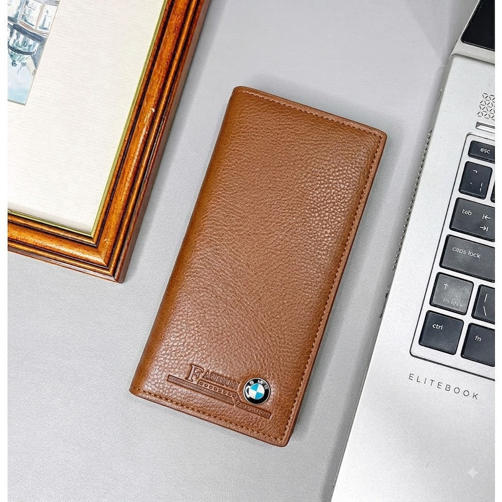 Classic Long Fold Leather Wallet