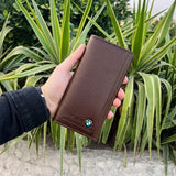 Classic Long Fold Leather Wallet